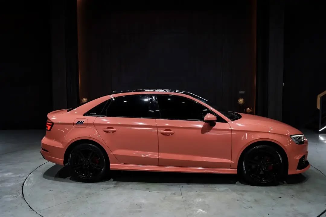 Ravoony Plus Glossy Paggy Pink Car Vinyl Wrap review Mason Brown 02