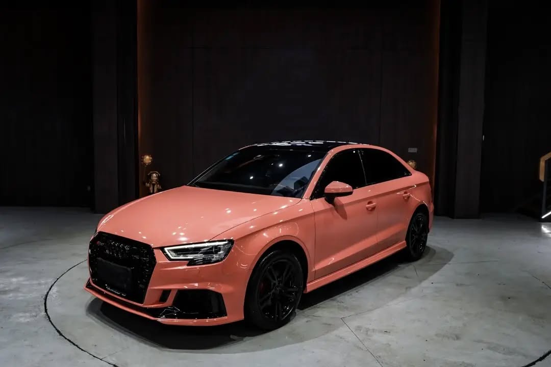 Ravoony Plus Glossy Paggy Pink Car Vinyl Wrap review Mason Brown 04