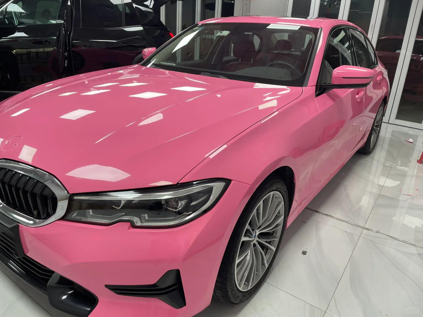 Ravoony Plus PET Glossy Princess Pink Vinyl Car Wrap  review jinkasfma 01