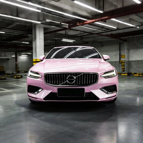 Ravoony Plus PET Gloss Macaron Cherry Pink Vinyl Car Wrap review 