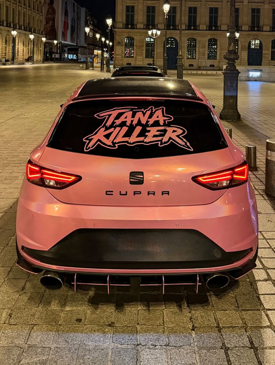 Ravoony Plus PET Glossy Laser Pink Car Vinyl Wrap review Jessica N 02