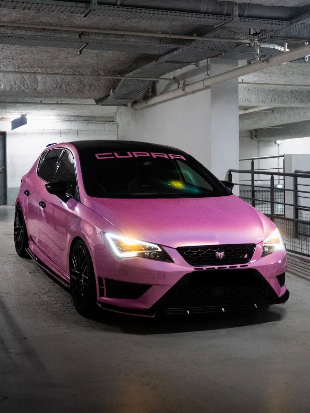 Ravoony Plus PET Glossy Laser Pink Car Vinyl Wrap review Kayla R 00
