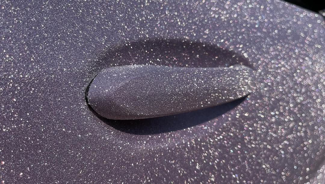 Ravoony Plus Super Glitter Purple Car Vinyl Wrap review 5