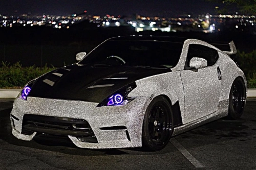 Ravoony Plus Super Glitter Silver Car Vinyl Wrap review 