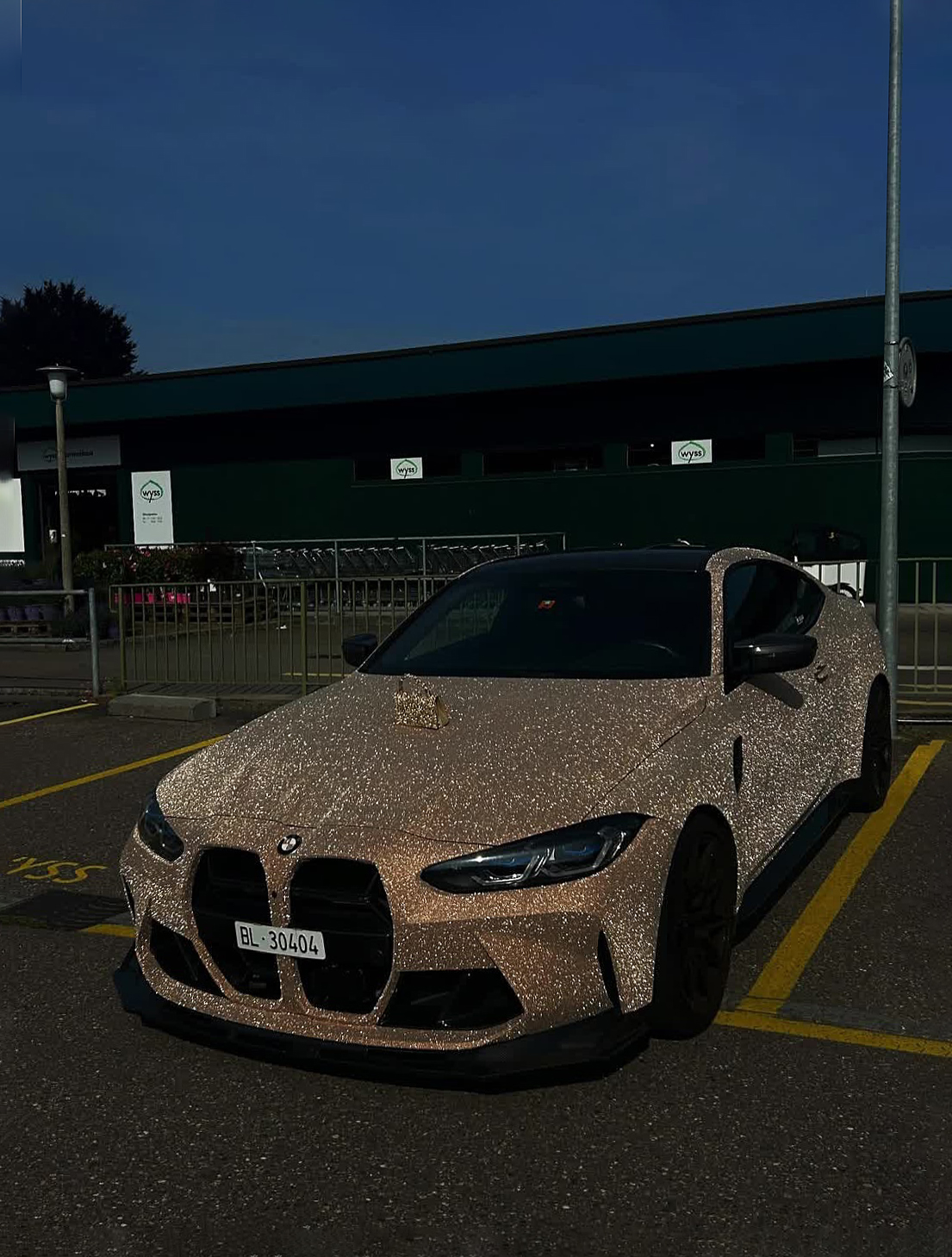 Ravoony Plus Gold Glitter Car Wrap review Big Steve