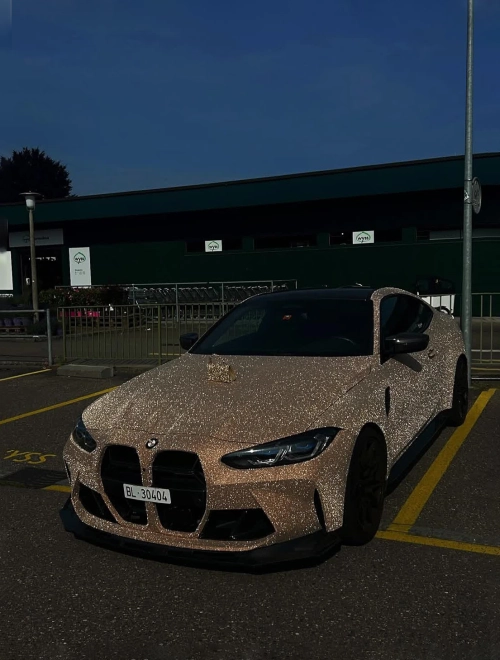 Ravoony Plus Gold Glitter Car Wrap review 