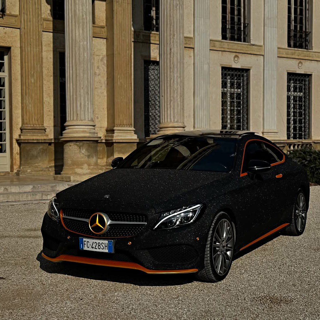 Ravoony Plus PET Super Glitter Black Car Vinyl Wrap review Mike from 02