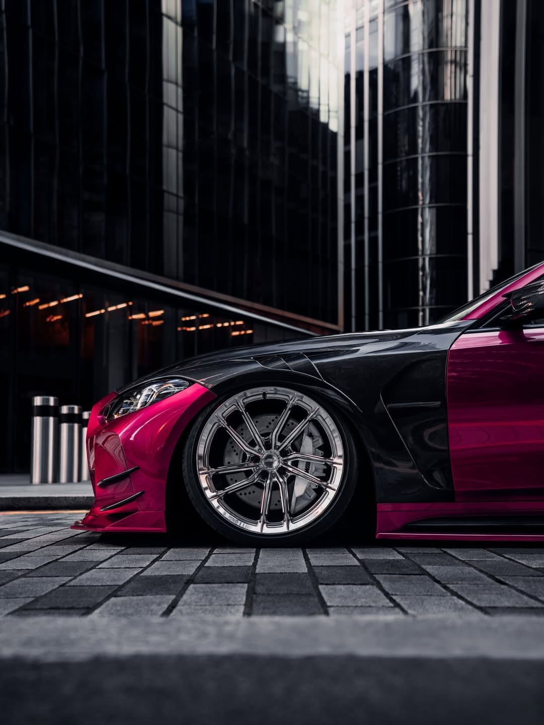 Ravoony Plus PET Glossy Metallic Rubellite Purple Vinyl Wrap review 1