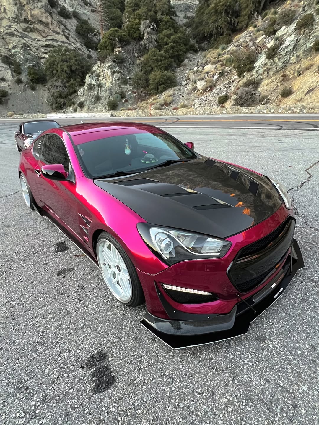 Ravoony Plus PET Glossy Metallic Rubellite Purple Vinyl Wrap review 2