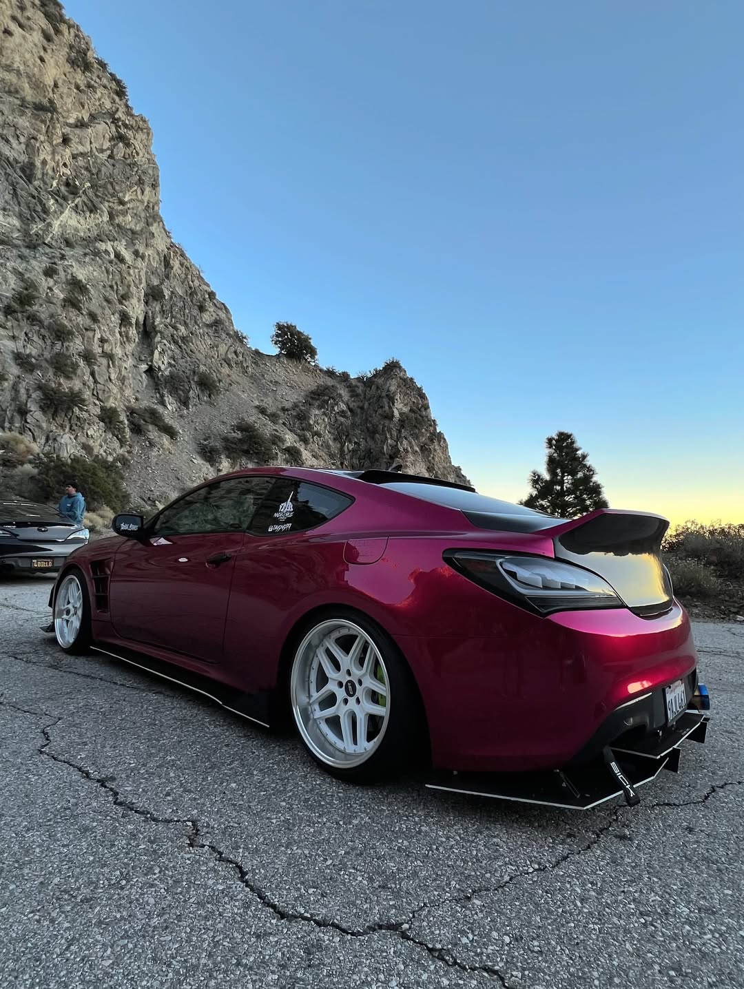 Ravoony Plus PET Glossy Metallic Rubellite Purple Vinyl Wrap review 5