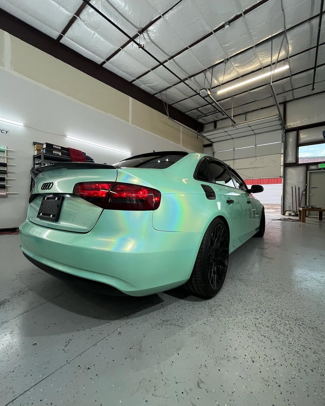   Ravoony Plus Glossy Laser Tiffany Car Vinyl Wrap review amy vhe 02