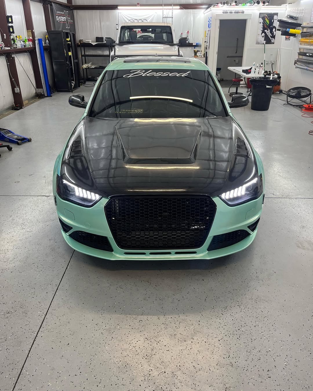   Ravoony Plus Glossy Laser Tiffany Car Vinyl Wrap review amy vhe 04