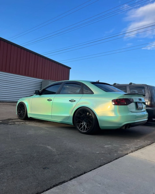   Ravoony Plus Glossy Laser Tiffany Car Vinyl Wrap review 