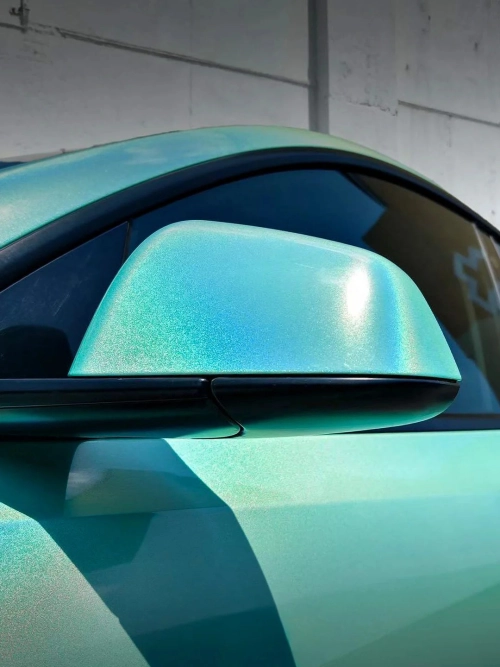   Ravoony Plus Glossy Laser Tiffany Car Vinyl Wrap review 