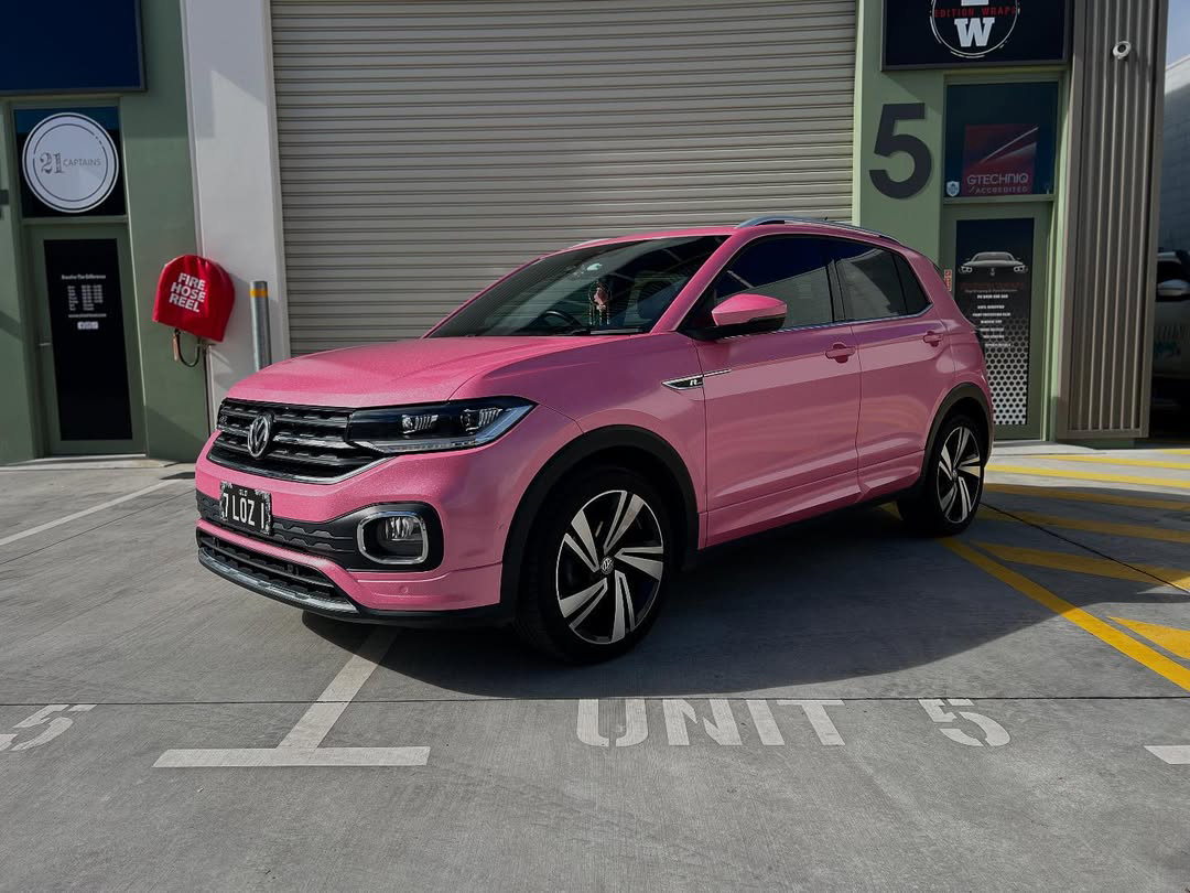   Ravoony Plus PET Sparkle Pink Car Vinyl Wrap review 0