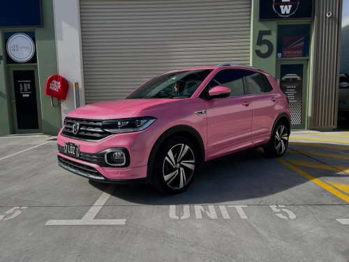   Ravoony Plus PET Sparkle Pink Car Vinyl Wrap review 