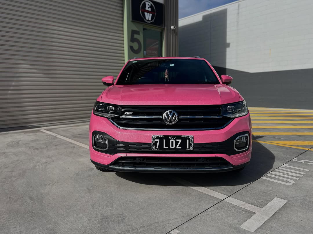   Ravoony Plus PET Sparkle Pink Car Vinyl Wrap review 0