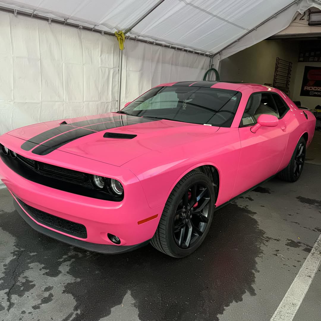   Ravoony Plus PET Sparkle Pink Car Vinyl Wrap review 0