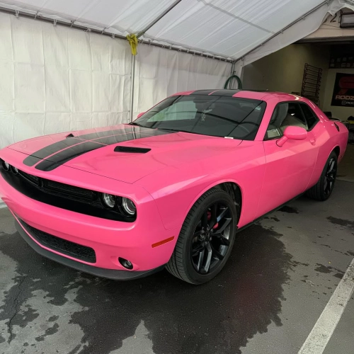   Ravoony Plus PET Sparkle Pink Car Vinyl Wrap review 