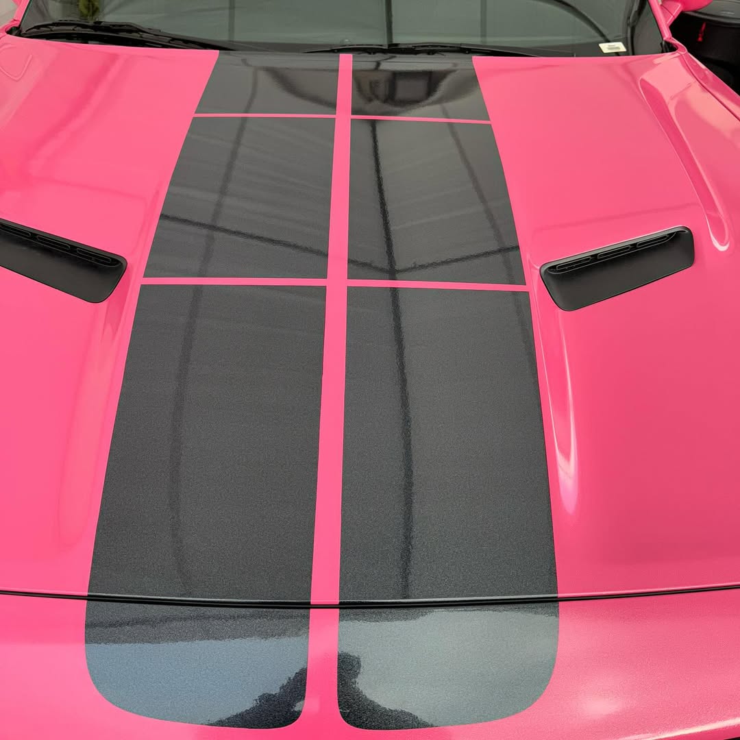   Ravoony Plus PET Sparkle Pink Car Vinyl Wrap review 2