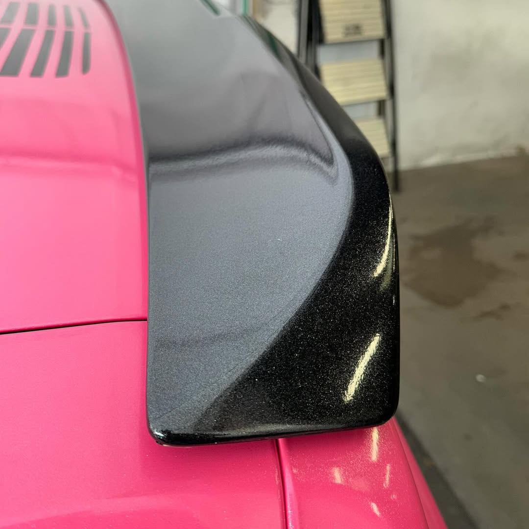   Ravoony Plus PET Sparkle Pink Car Vinyl Wrap review 3