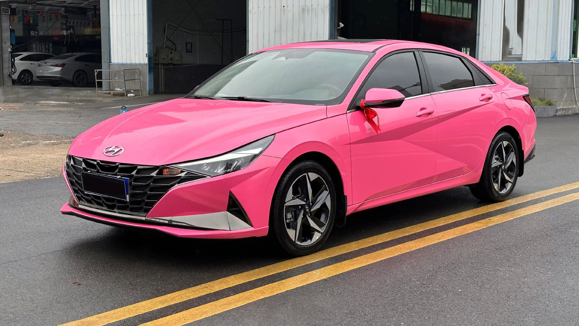   Ravoony Plus PET Sparkle Pink Car Vinyl Wrap review 0