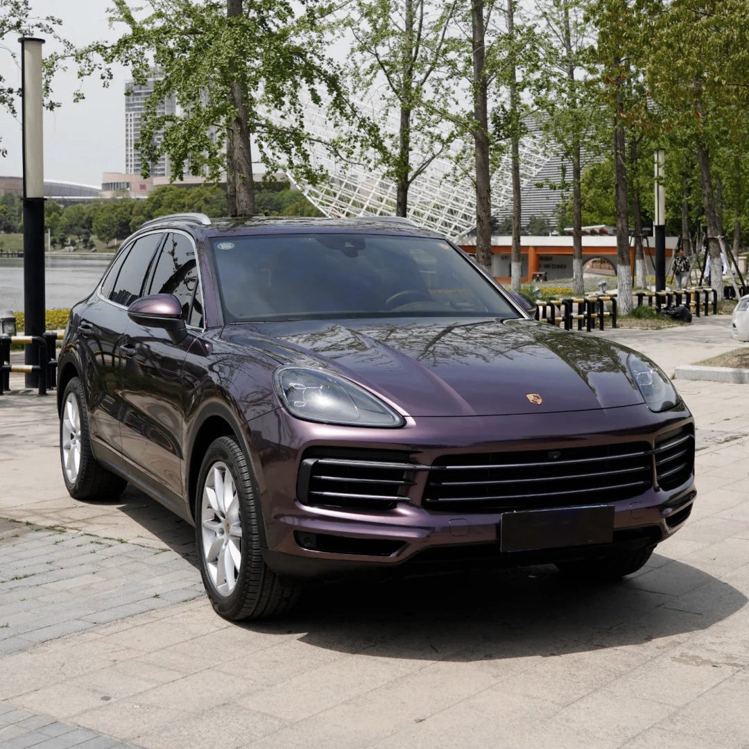 Ravoony Plus PET Gloss Metallic Eve Purple Car Vinyl Wrap review 0