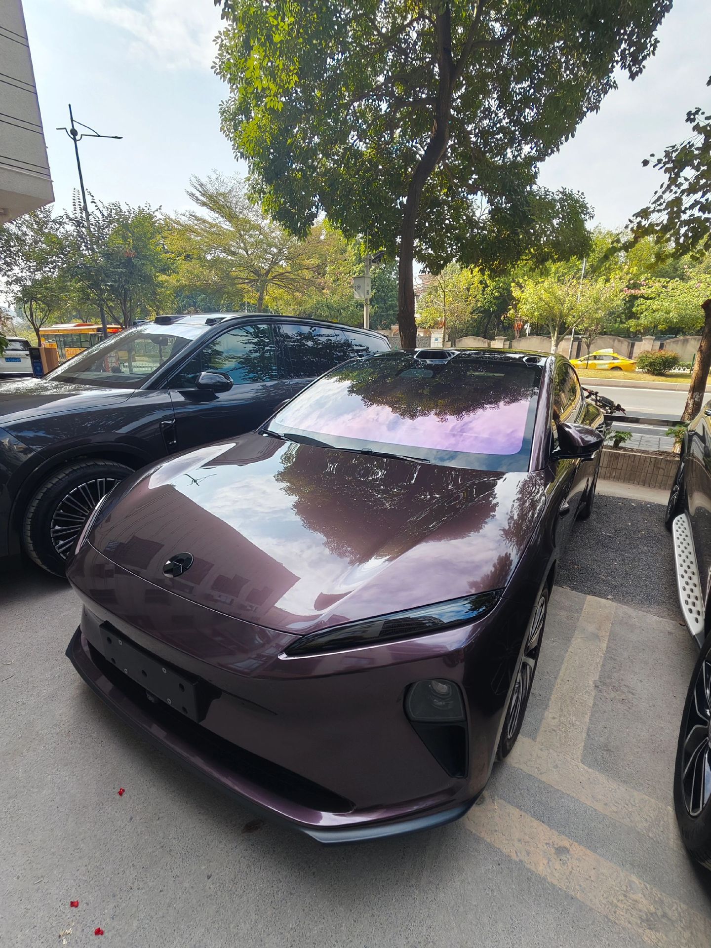 Ravoony Plus PET Gloss Metallic Eve Purple Car Vinyl Wrap review 0