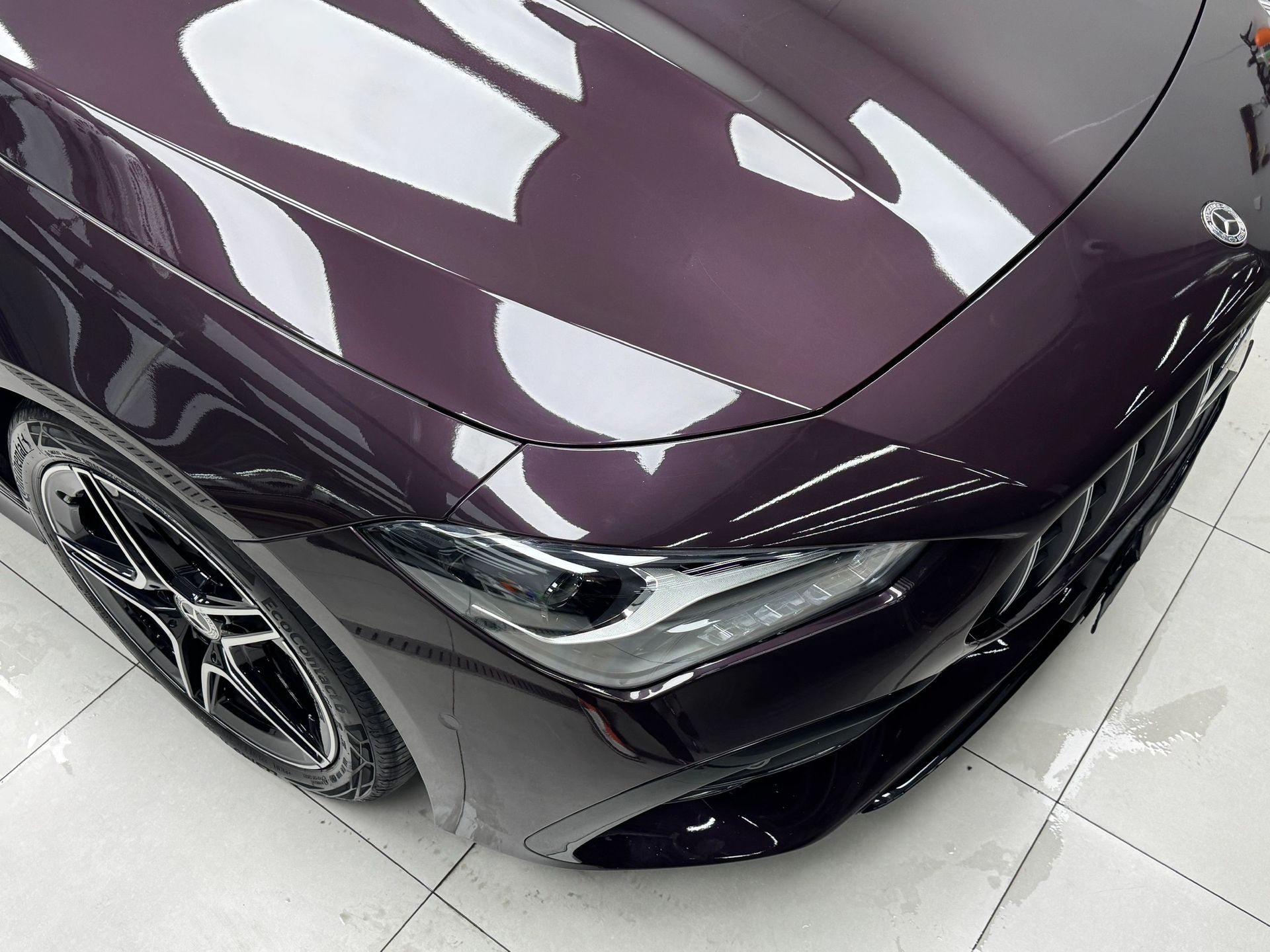 Ravoony Plus PET Gloss Metallic Eve Purple Car Vinyl Wrap review 0
