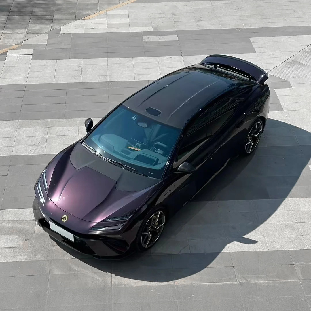 Ravoony Plus PET Gloss Metallic Eve Purple Car Vinyl Wrap review 0