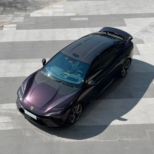 Ravoony Plus PET Gloss Metallic Eve Purple Car Vinyl Wrap review 