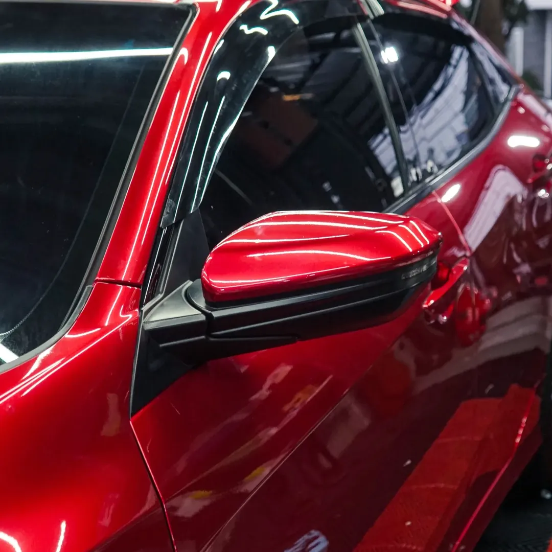 Ravoony Plus PET Gloss Liquid Ruby Red Vinyl Car Wrap review 1