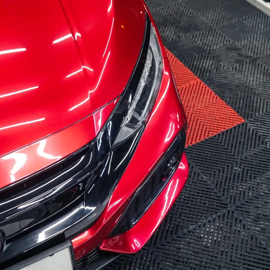 Ravoony Plus PET Gloss Liquid Ruby Red Vinyl Car Wrap review 3