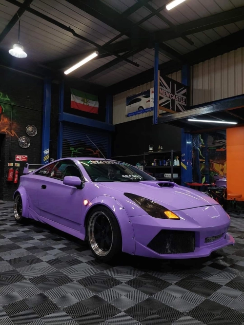 Ravoony Plus PET Glossy Lavender Purple Car Wrap review 