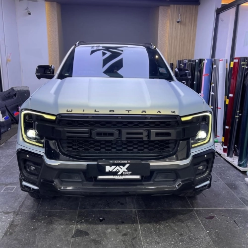 Ravoony Plus PET Ultra-Matte Gold Blue Car Vinyl Wrap review 