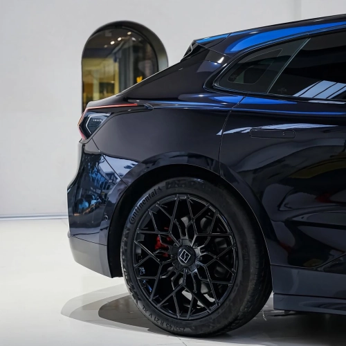 Ravoony Plus Glossy Metallic Spar Black Blue Vinyl Wrap review 