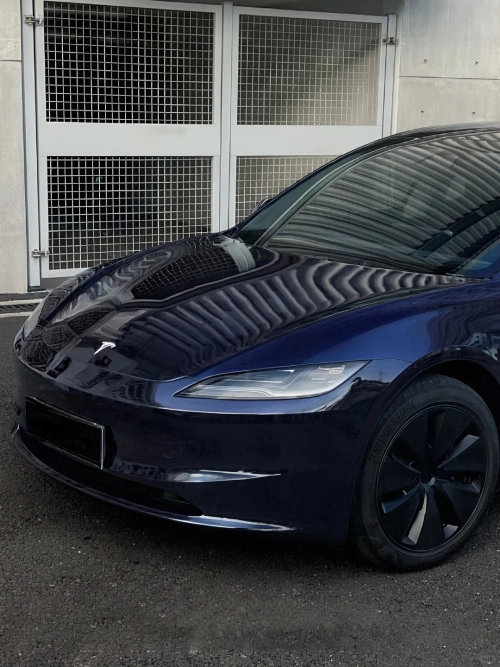 Ravoony Plus Glossy Metallic Spar Black Blue Vinyl Wrap review 