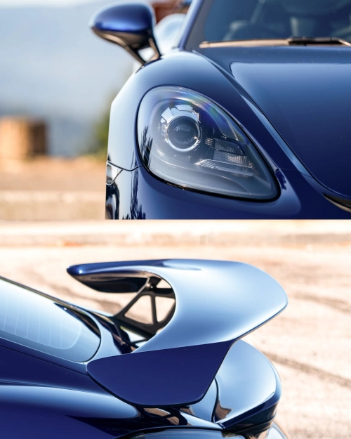 Ravoony Plus Porsche Gloss Gentian Blue Vinyl Car Wrap review 