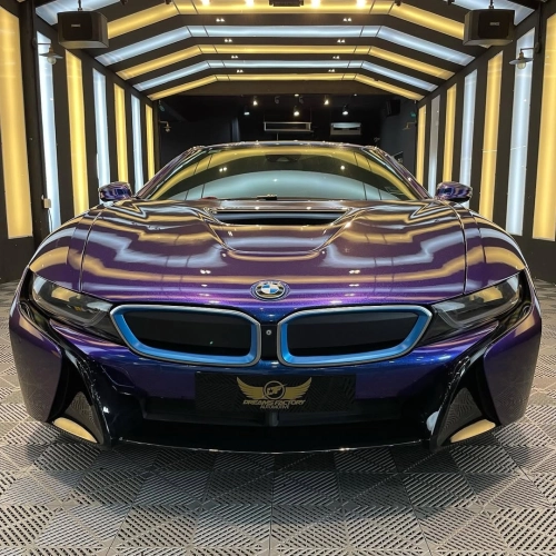 Ravoony Plus PET Purple And Blue Chameleon Car Wrap review 