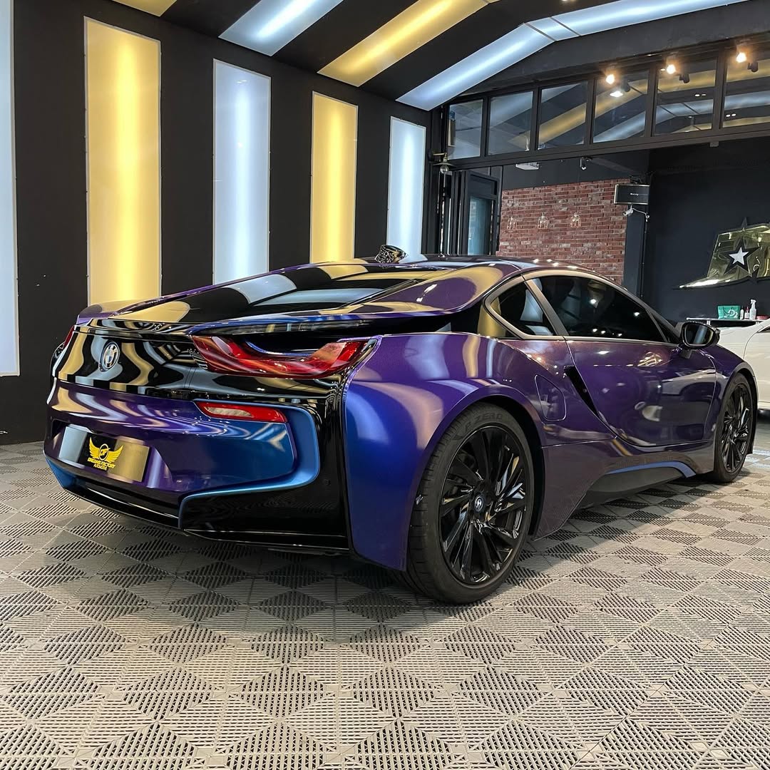 Ravoony Plus PET Purple And Blue Chameleon Car Wrap review Big Steve 01