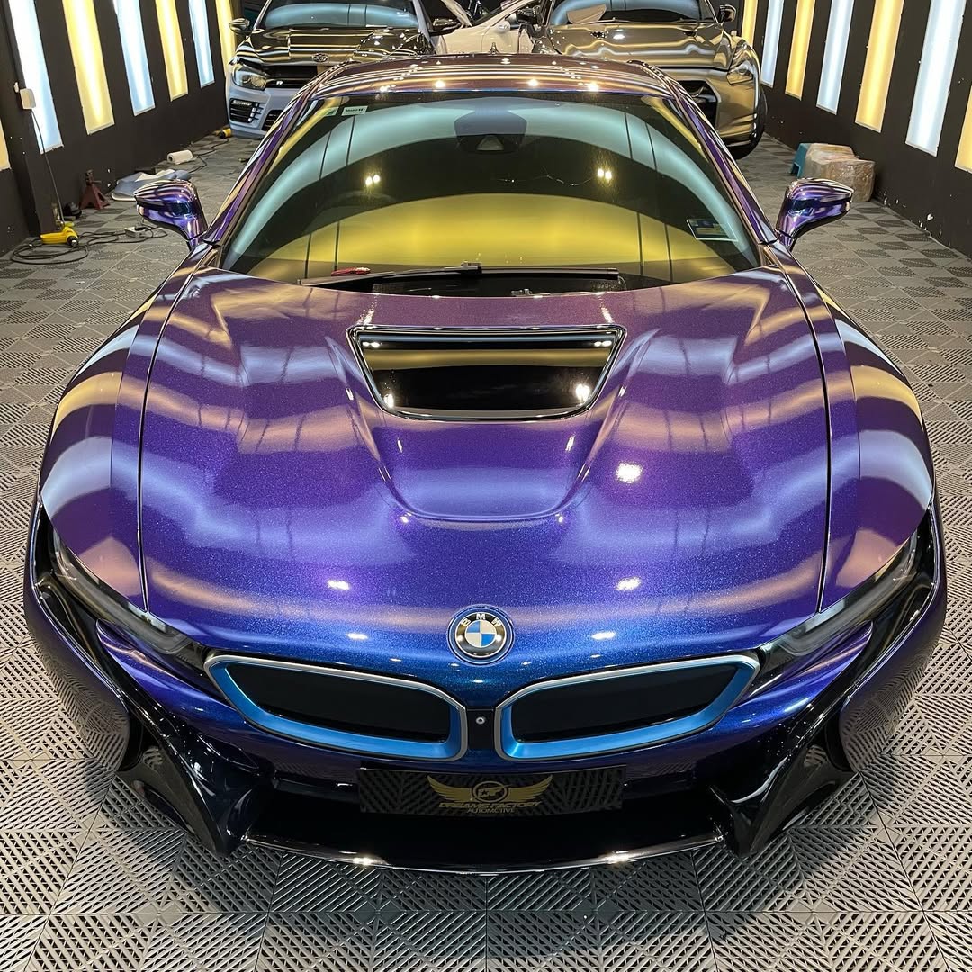 Ravoony Plus PET Purple And Blue Chameleon Car Wrap review Big Steve 03