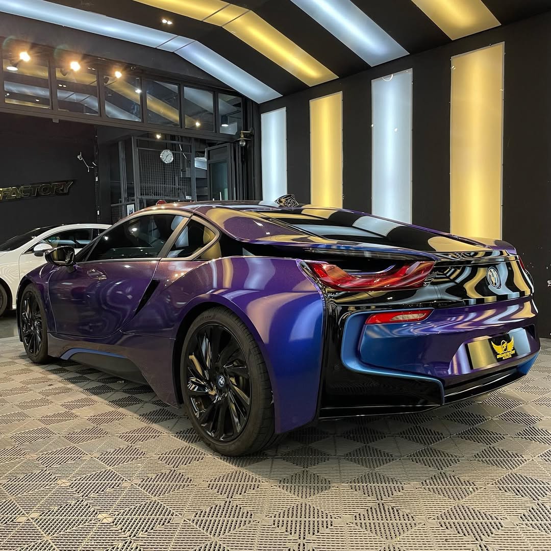 Ravoony Plus PET Purple And Blue Chameleon Car Wrap review Big Steve 04