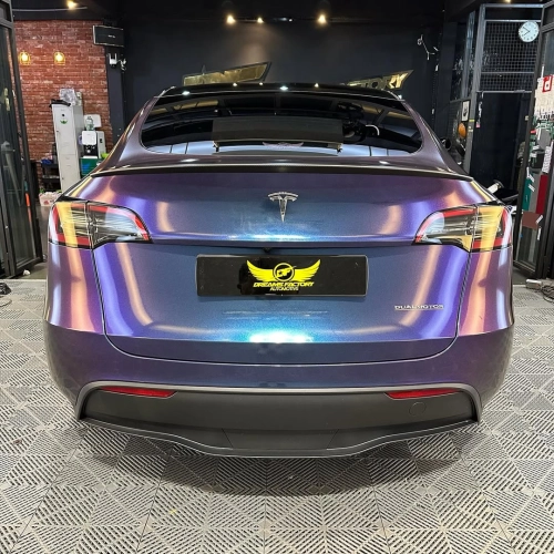 Ravoony Plus PET Purple And Red Chameleon Car Wrap review 