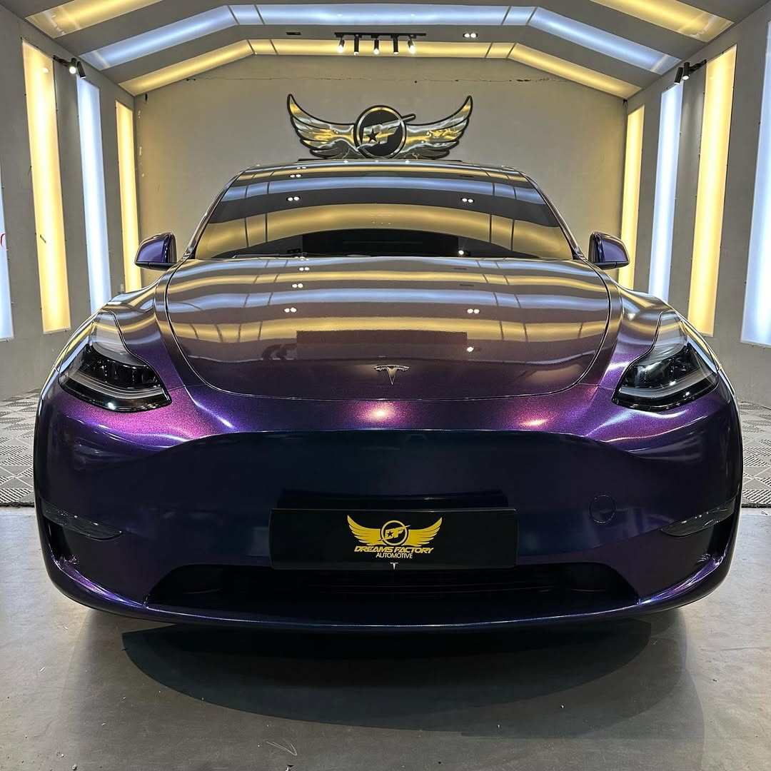 Ravoony Plus PET Purple And Red Chameleon Car Wrap review rosie xie 03