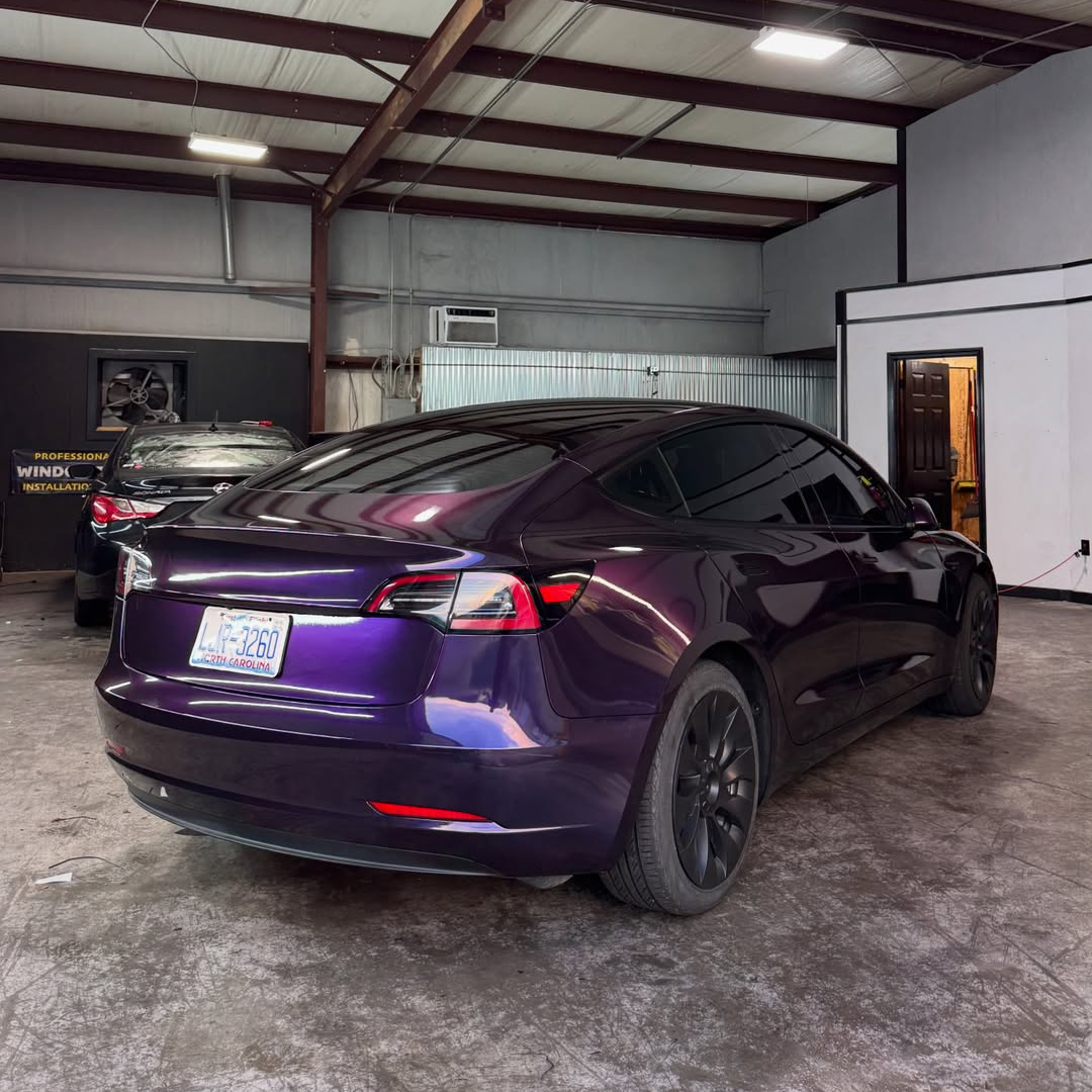 Ravoony Pro TPU Gloss Ghost Midnight Purple PPF Film review 1