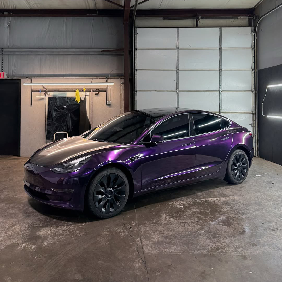 Ravoony Pro TPU Gloss Ghost Midnight Purple PPF Film review 0