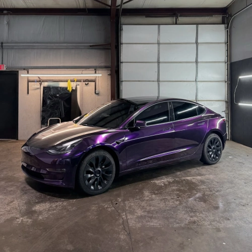 Ravoony Pro TPU Gloss Ghost Midnight Purple PPF Film review 