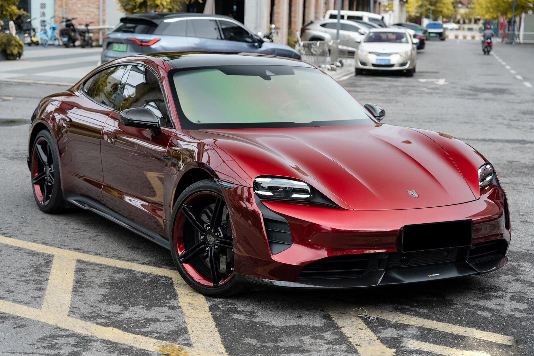 Ravoony Pro TPU Liquid Metallic Dragon Blood Red PPF Film review 1