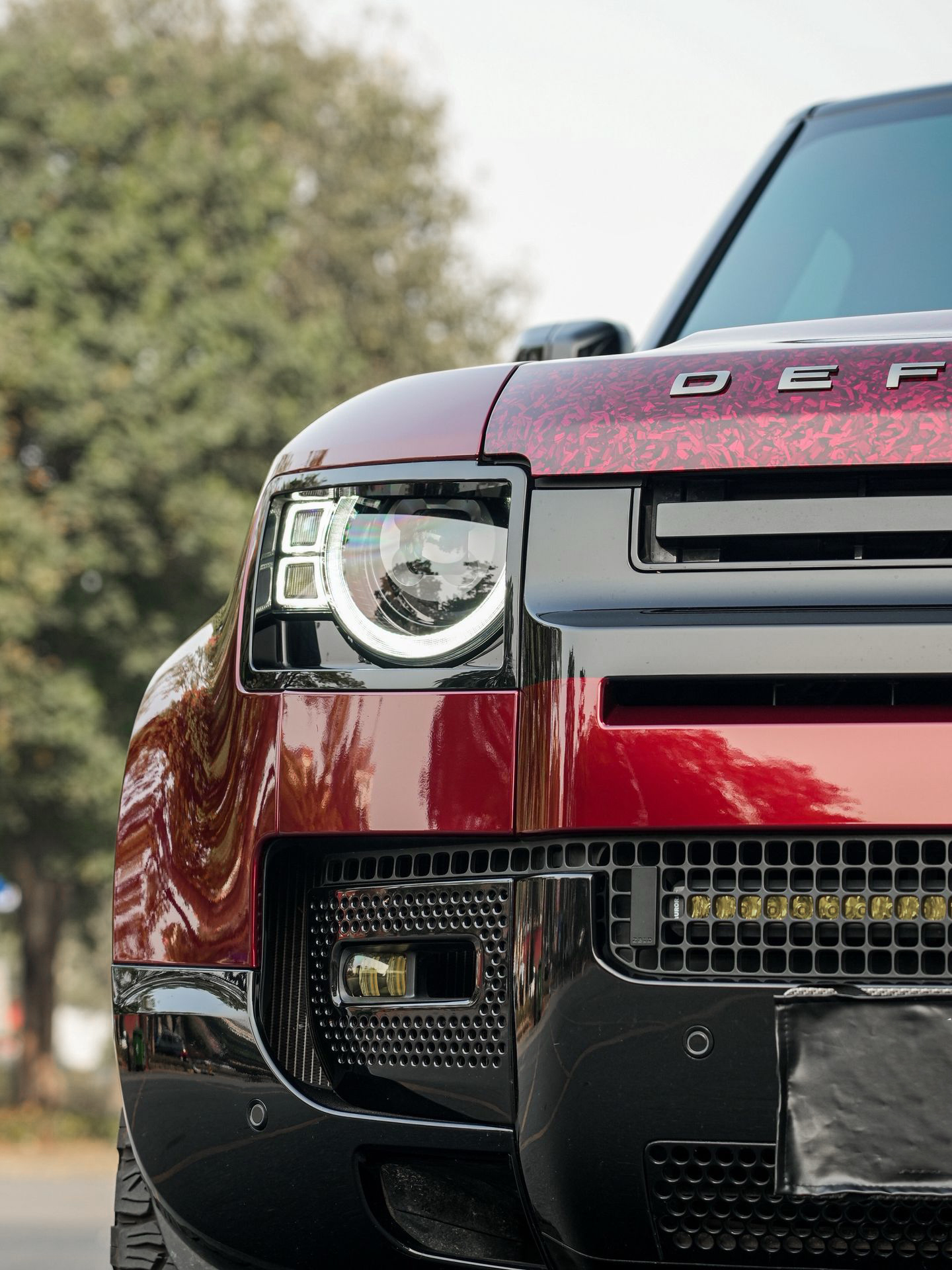 Ravoony Pro TPU Liquid Metallic Dragon Blood Red PPF Film review 3