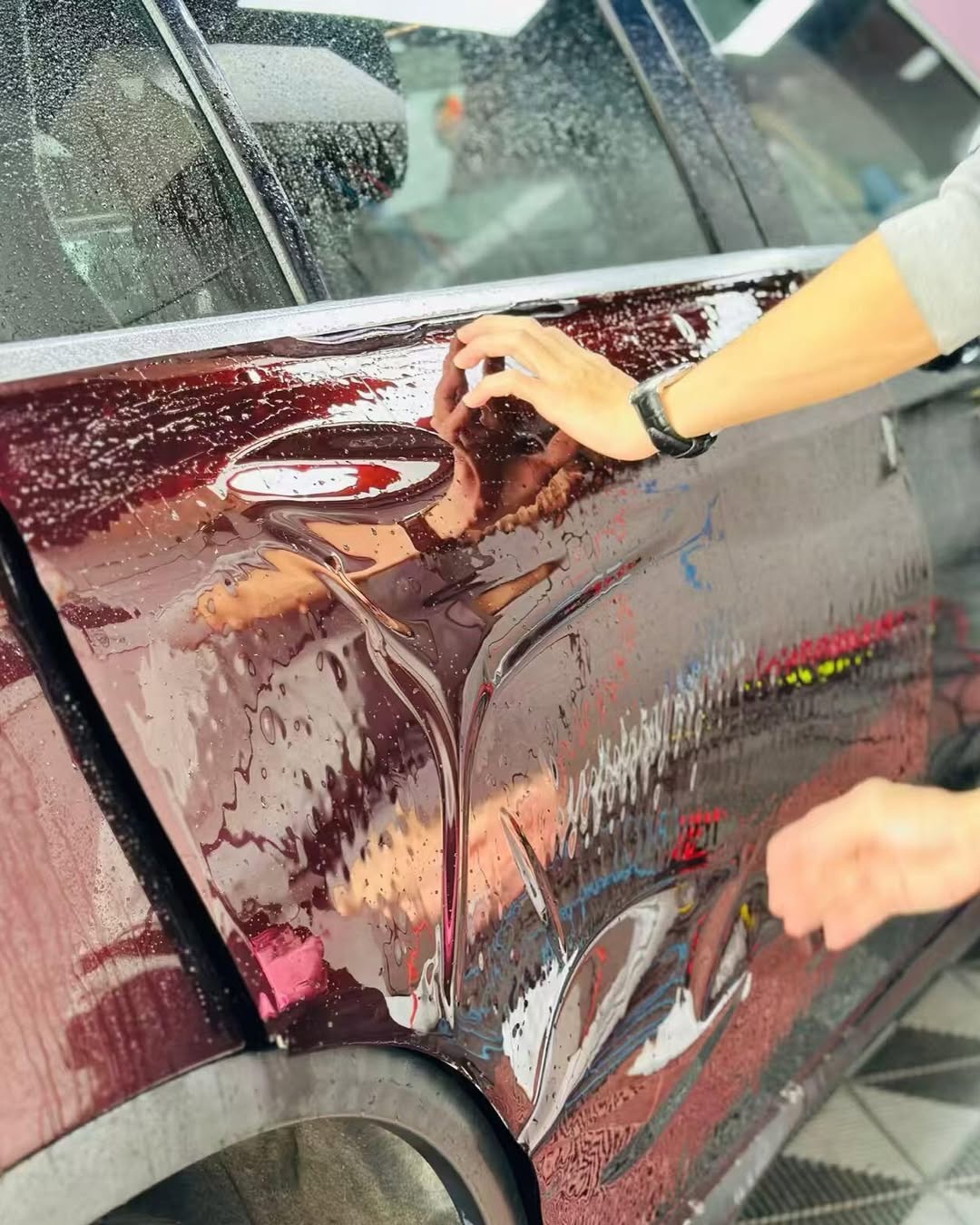 Ravoony Pro TPU Gloss Black Rose PPF Film review amian Blackwoo 03